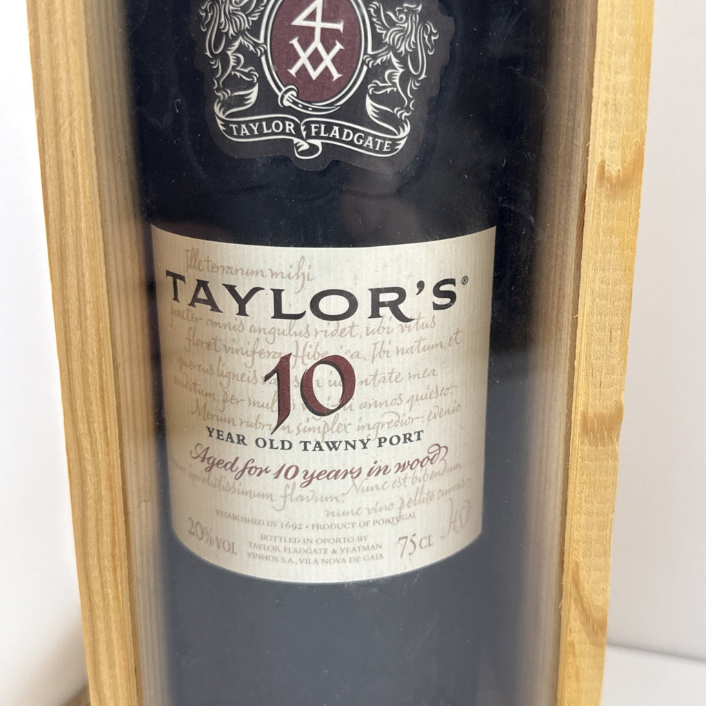Taylor’s 10 Year Old Tawny Port 75cl Wooden Gift Box 20% Portugal