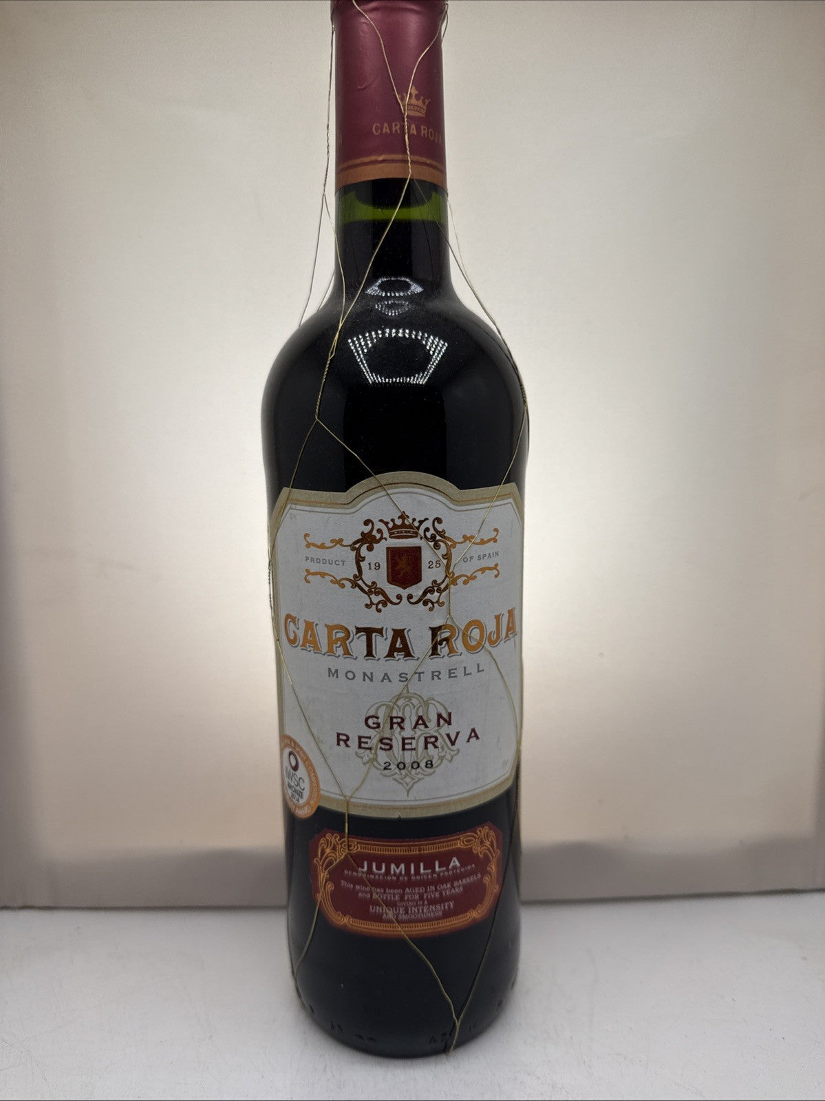 Carta Roja Monastrell Jumilla Gran Reserva Spanish Red Wine 75cl 13.5%