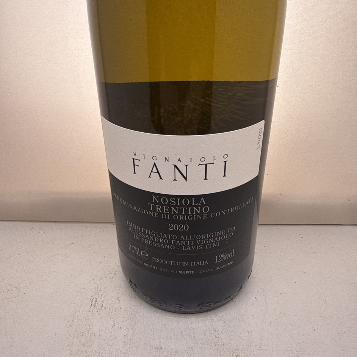 Fanti Nosiola · Trentino Italy · Rare Indigenous White · 75cl · 2020