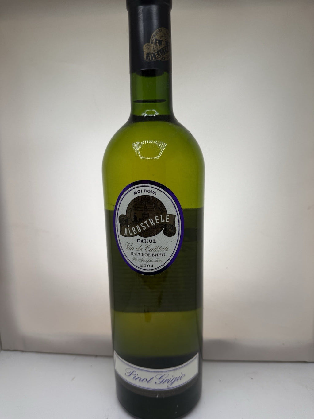 Albastrele Pinot Grigio 2004, 22 years old — dry, Moldovan white