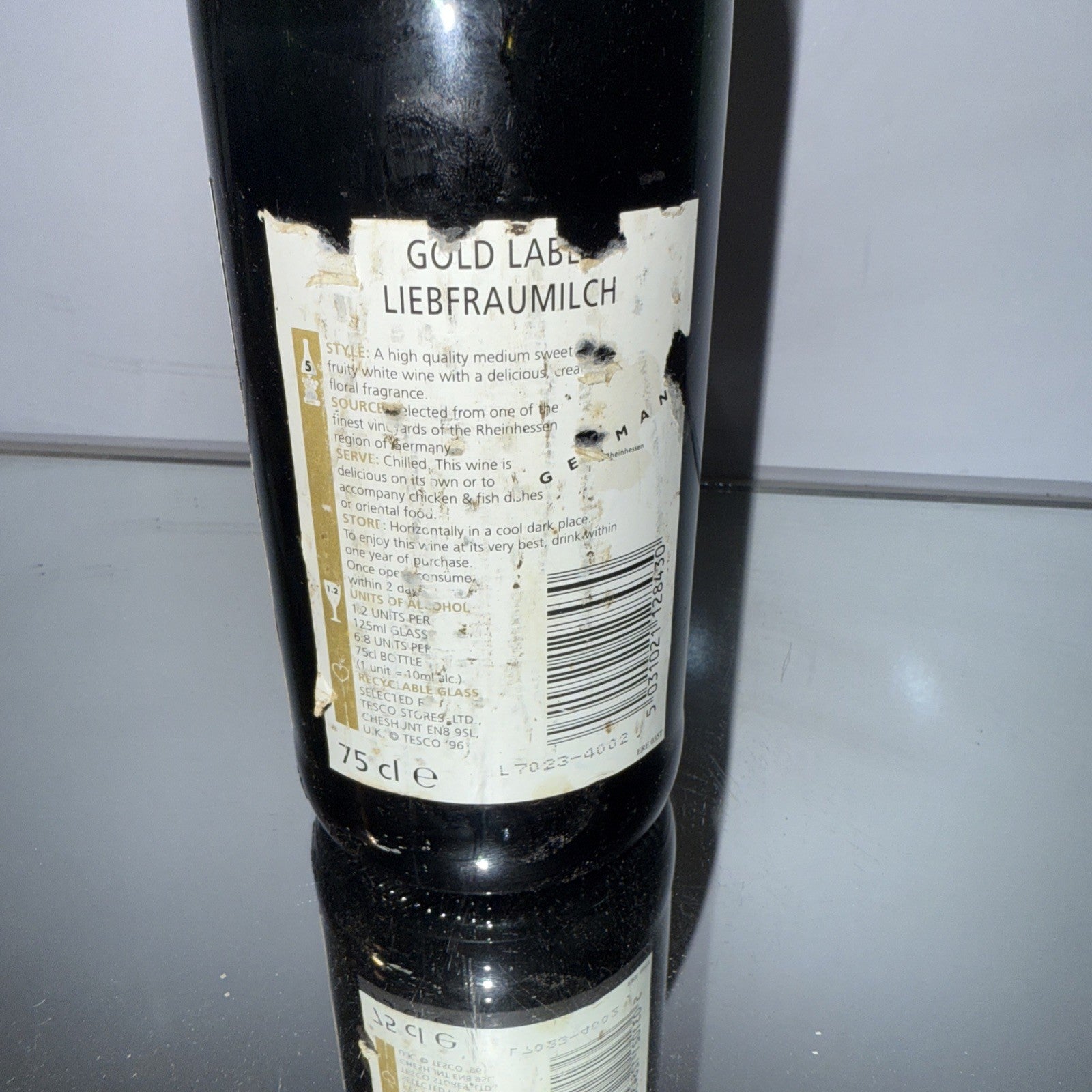 Gold Label Liebfraumilch 1996 (tesco) White