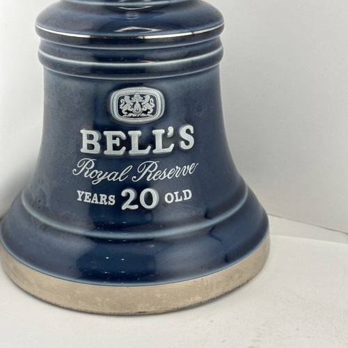 Bells Royal Reserve 20 Y/O 1987 Scotch Whisky Decanter Full Boxed C/w Receipt