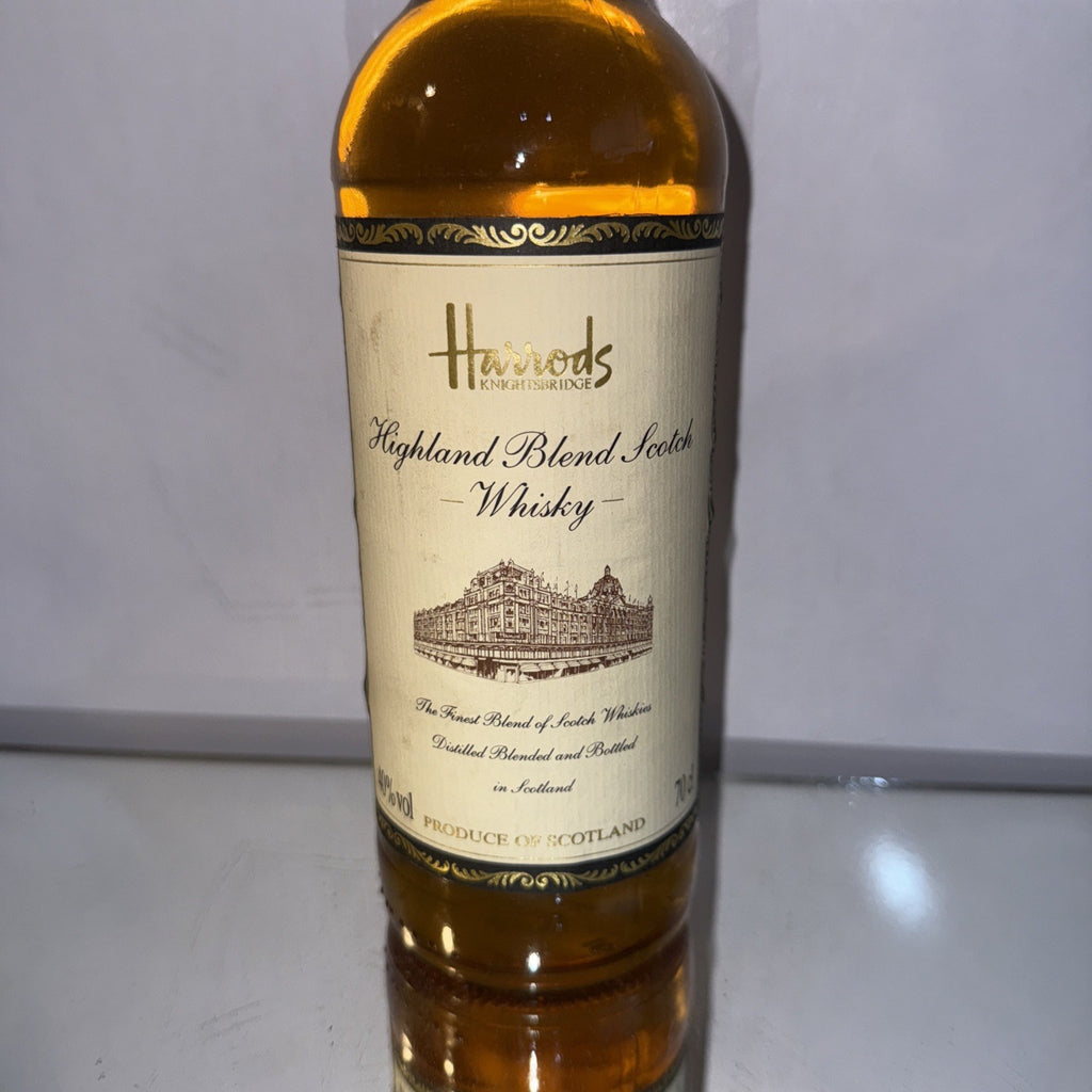 Harrods Highland Blend Scotch Whisky Bottled 1980s/90s
