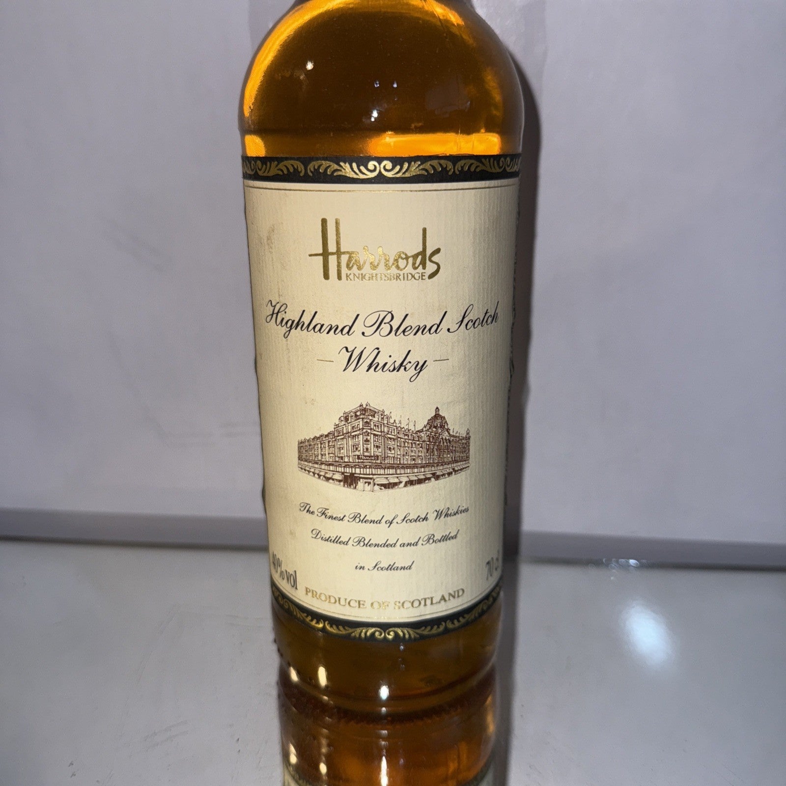 Harrods Highland Blend Scotch Whisky Bottled 1980s/90s