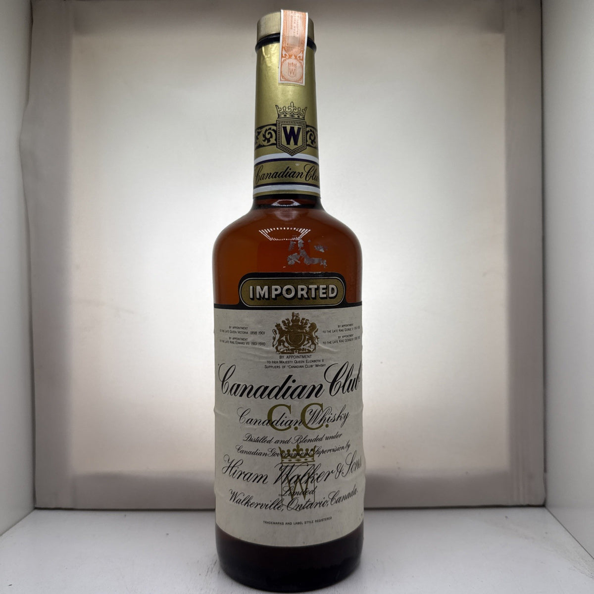 Canadian Club — c.1970s–80s — Hiram Walker — 75cl
