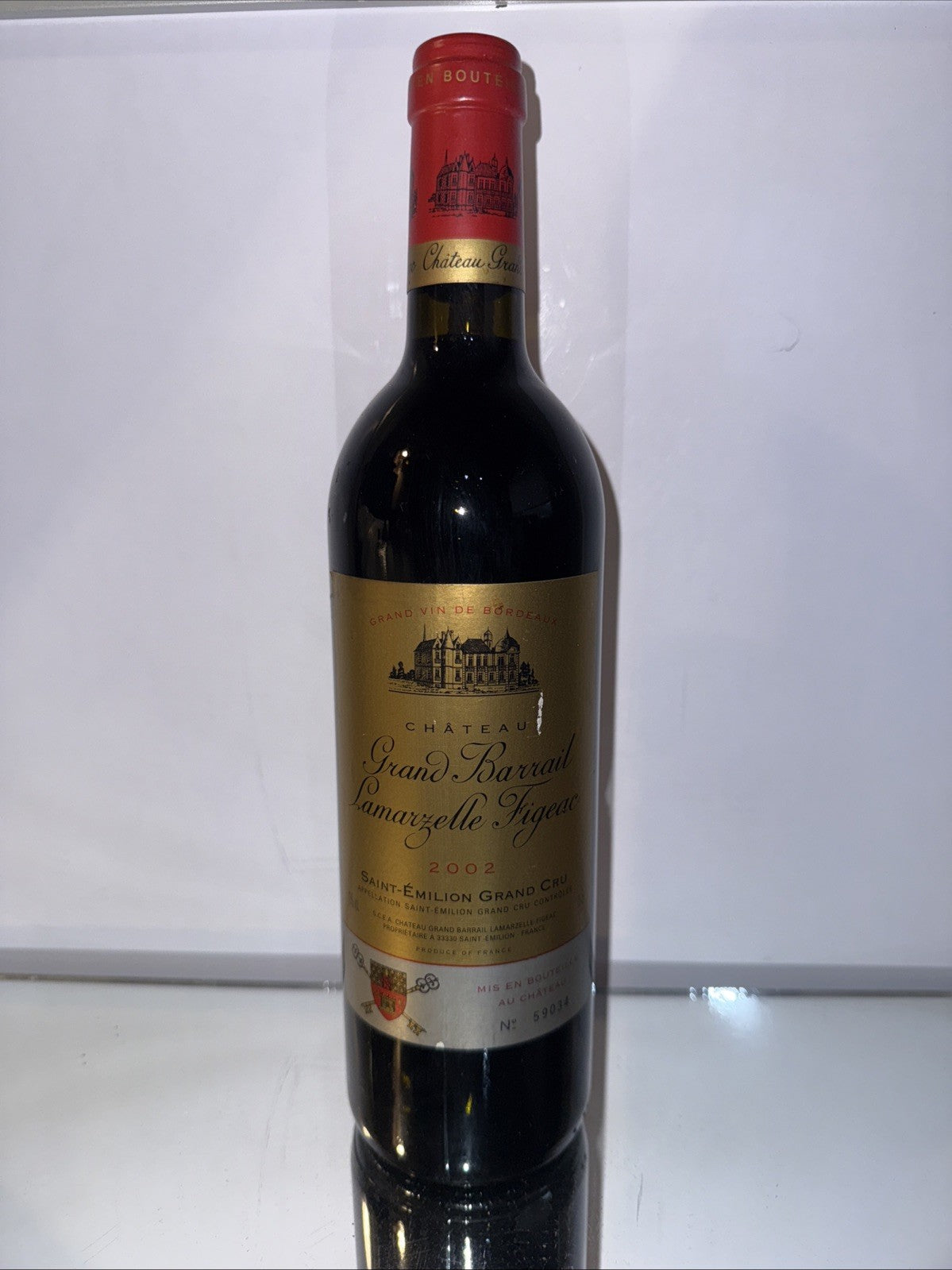 Château Grand Barrail Lamarzelle Figeac 2002 Saint-Émilion Grand Cru