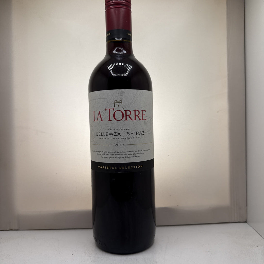 La Torre Gellewza-Shiraz 2017 — Rare Maltese Red Wine — Malta — 75cl