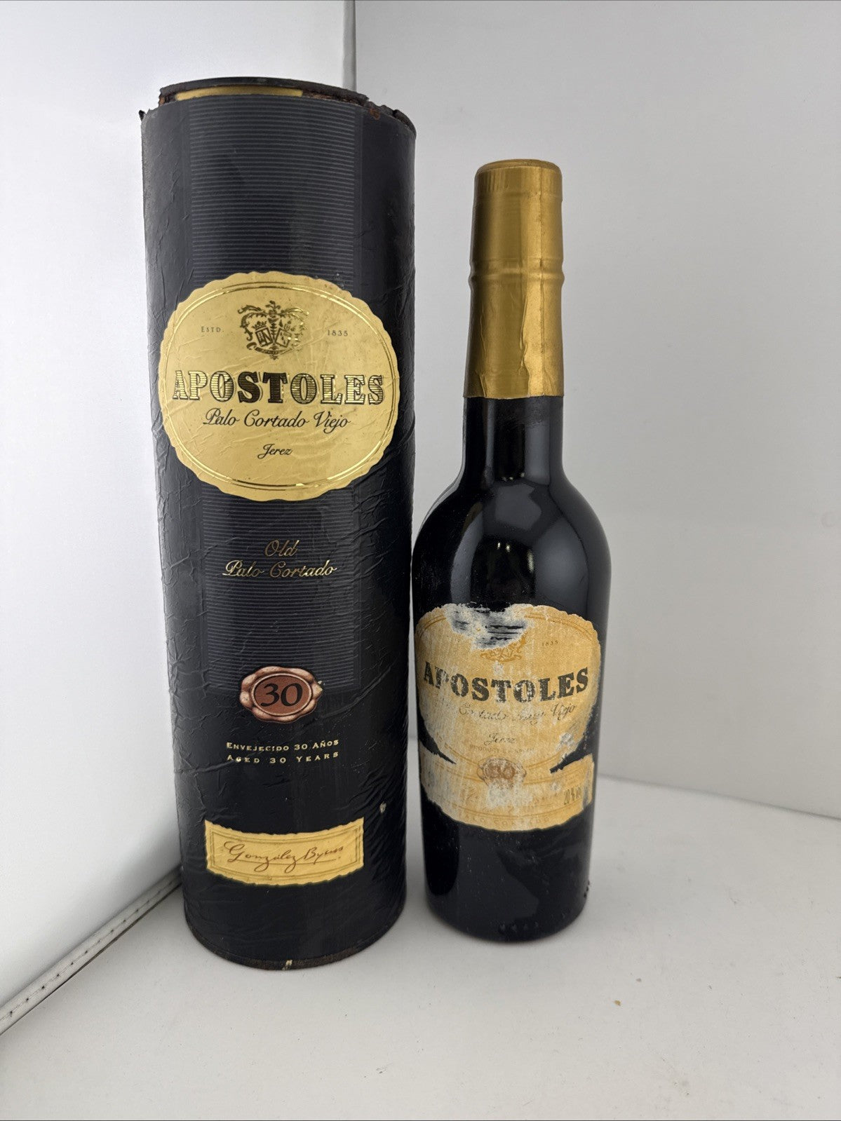 Apostoles Palo Cortado Viejo 30 Year Old VORS Sherry Boxed 37.5cl Early 2000s