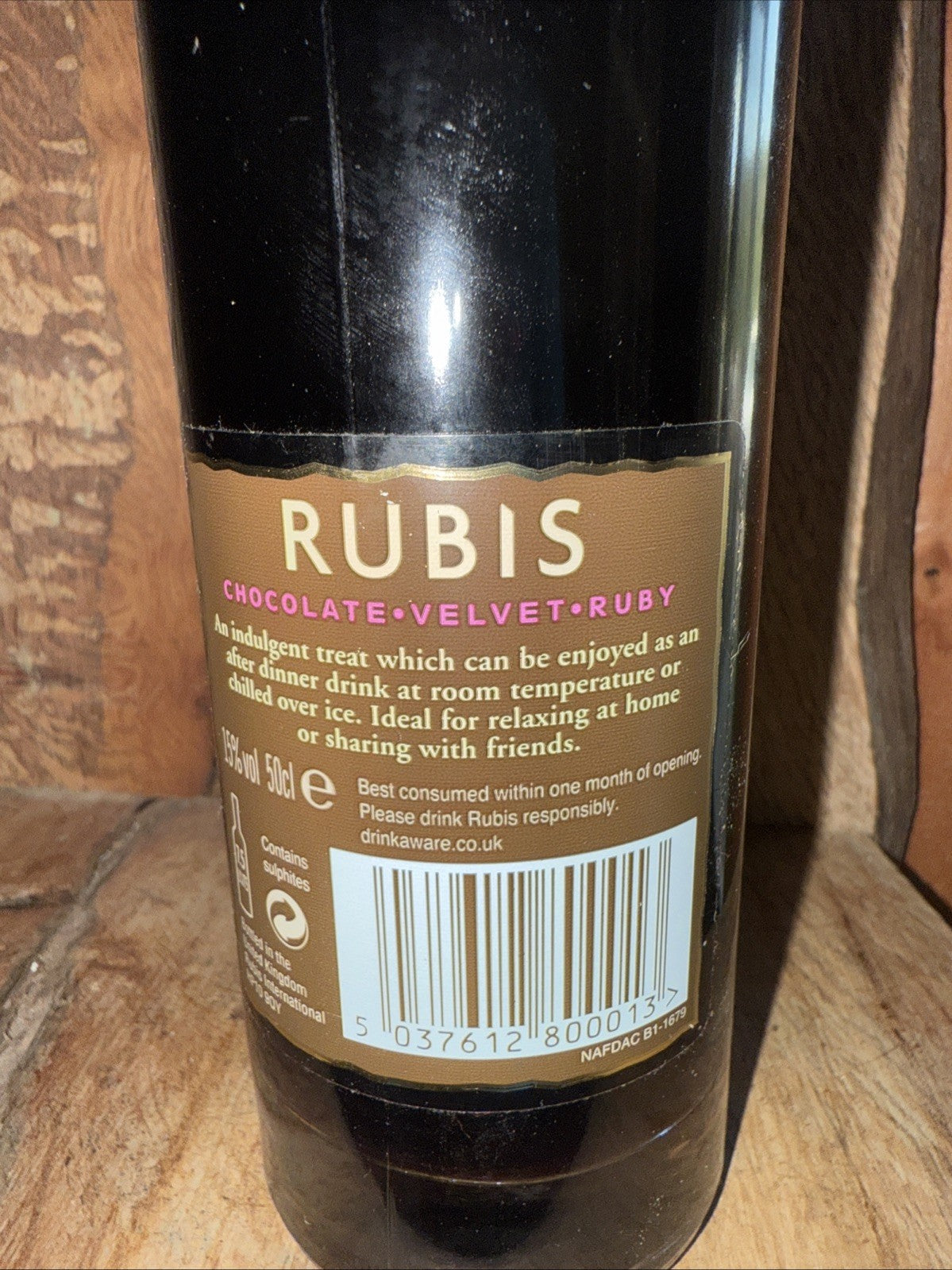 Rubis Chocolate Velvet port 50 cl