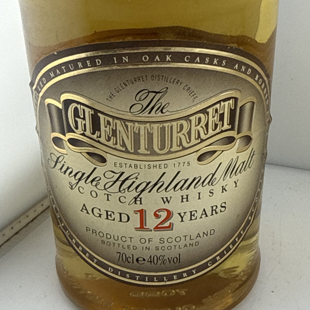 Glenturret 12 Year Old Single Highland Malt Scotch Whisky 70cl 40% 1990s