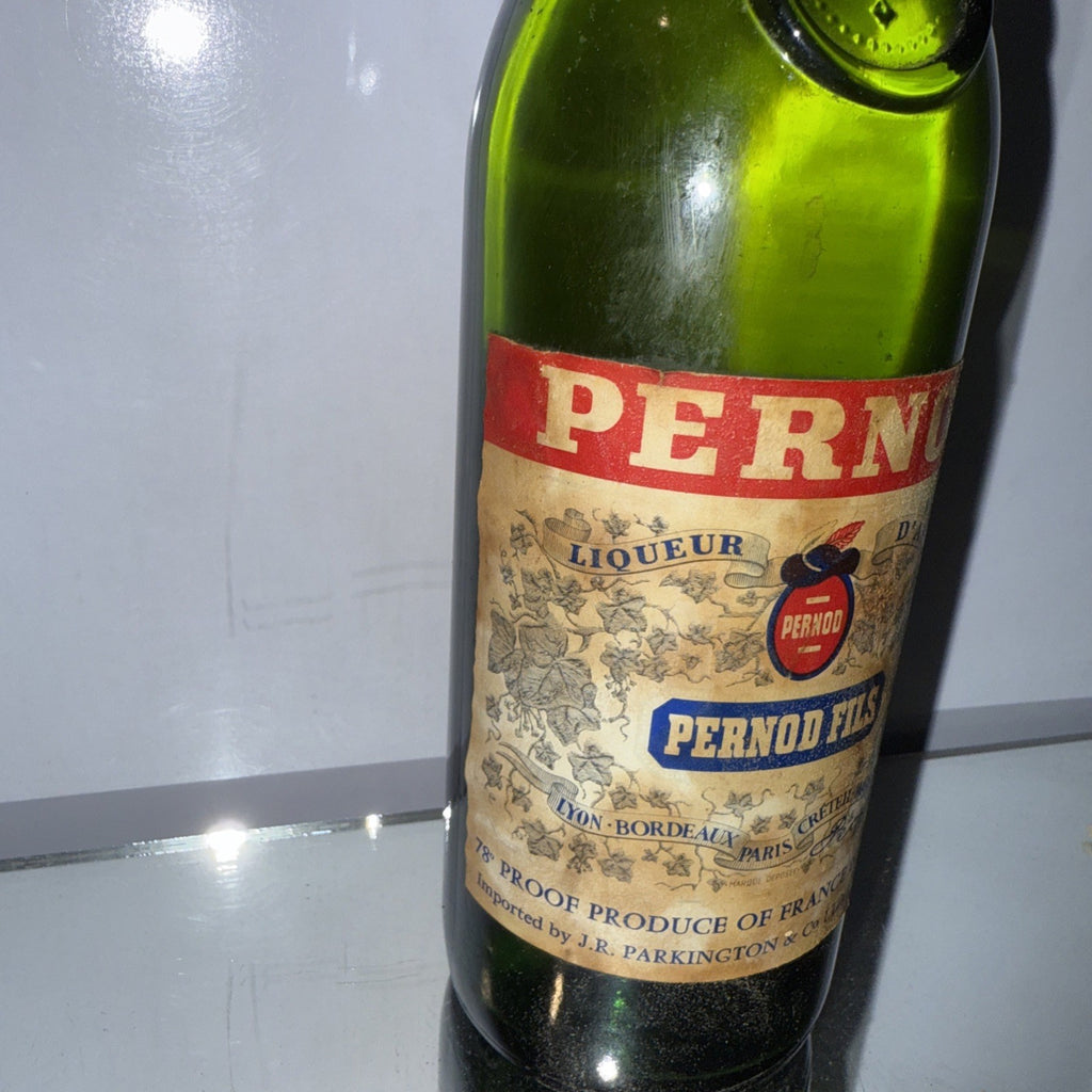1970s Pernod  24 2/3 Floz  78 Proof Bottle Vintage Full