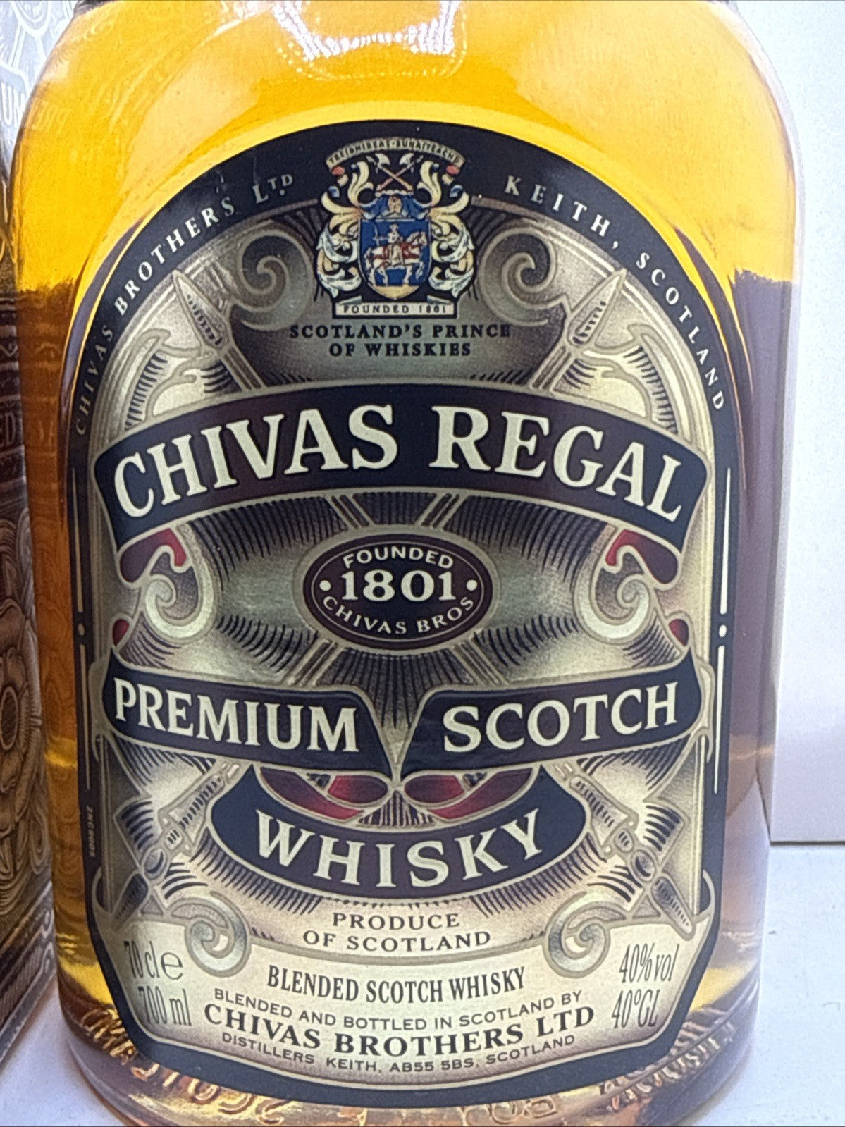 Chivas Regal 12 Year Old, 70cl, 40% Abv bottled during The Early 2000s