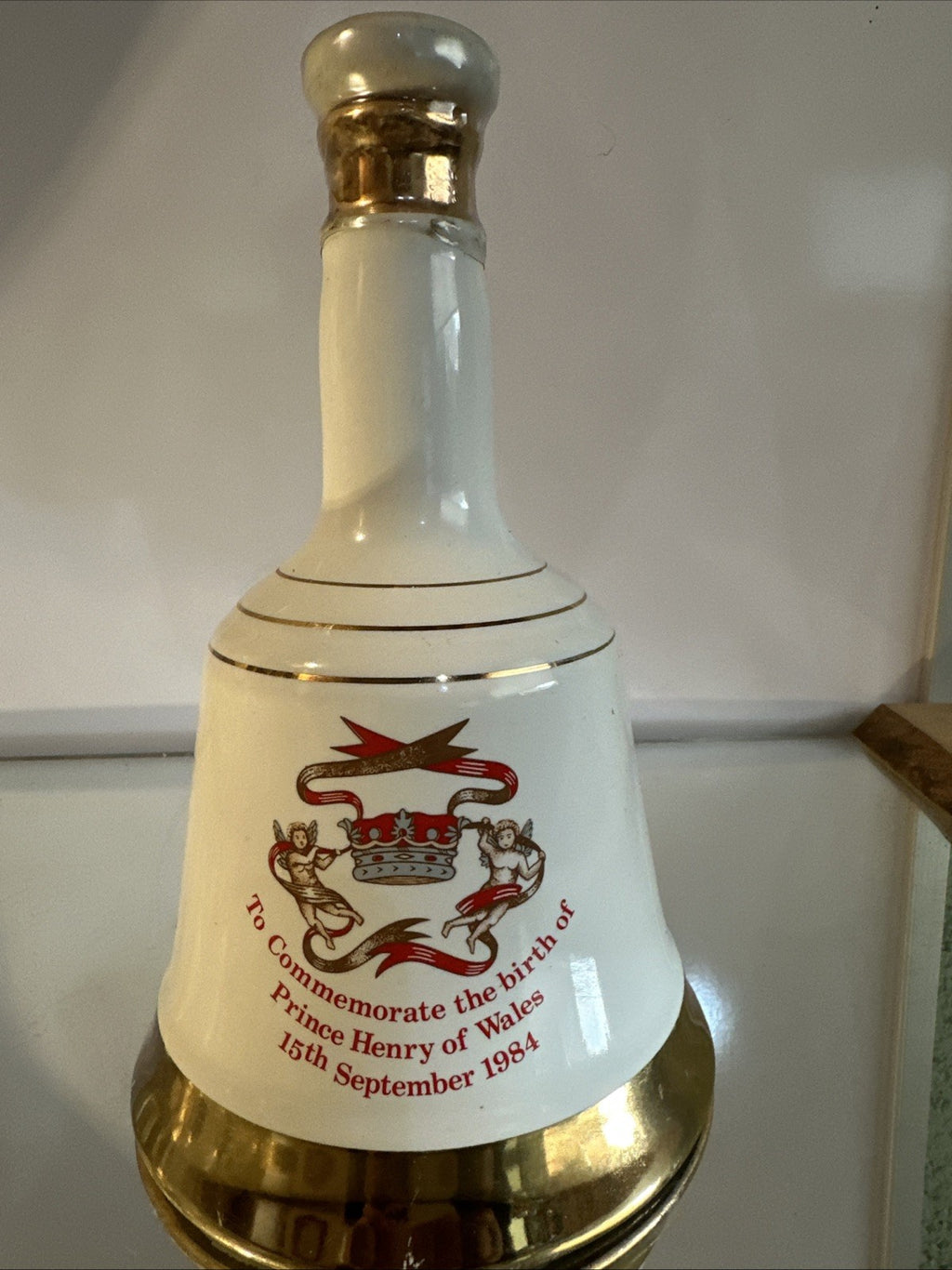 Full decanter of Bells Whisky 50cl Bottled 1984 royal vintage matured