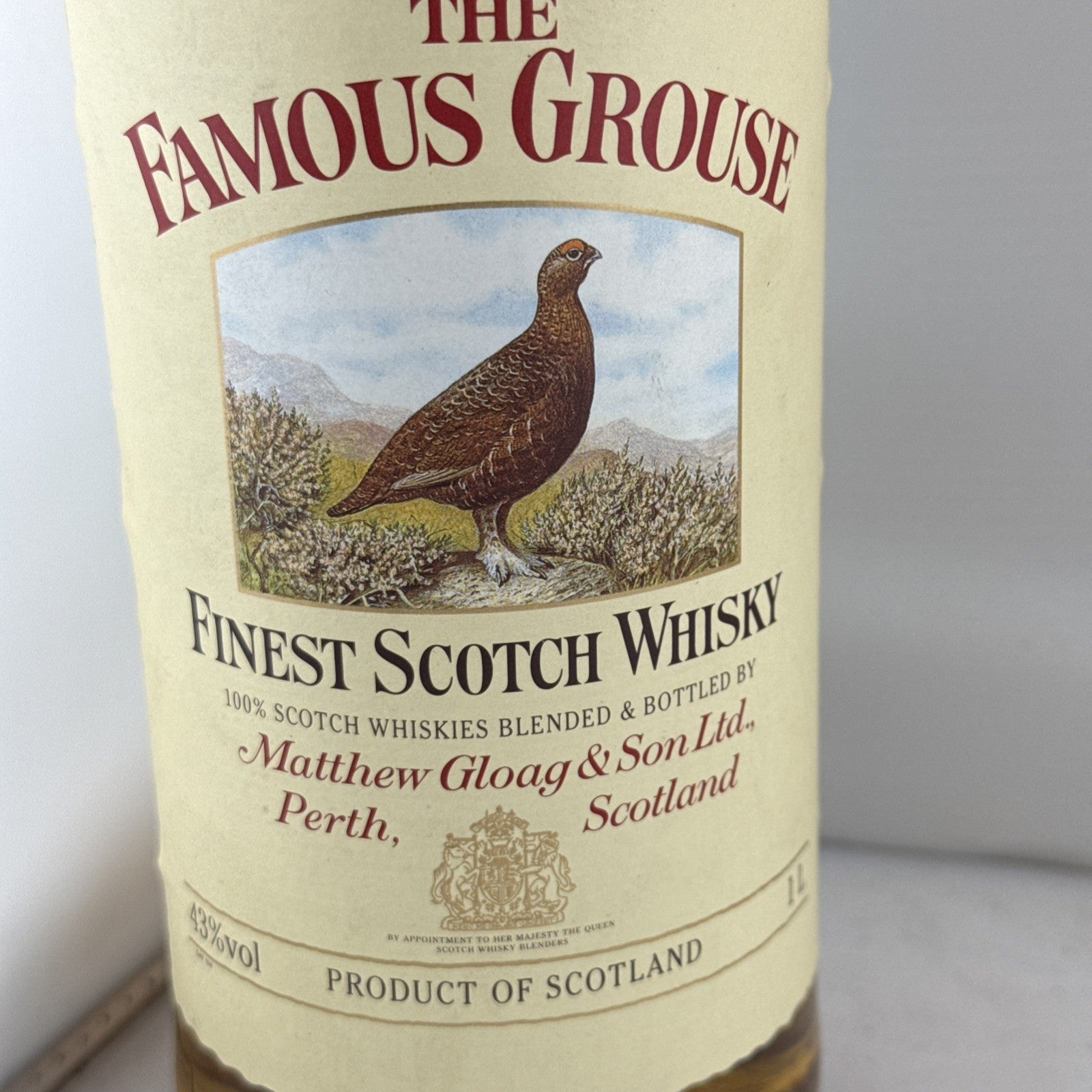 Vintage Famous Grouse Finest Scotch Whisky 1L 43% Export Bottling