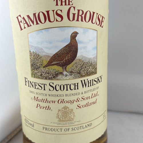 Vintage Famous Grouse Finest Scotch Whisky 1L 43% Export Bottling