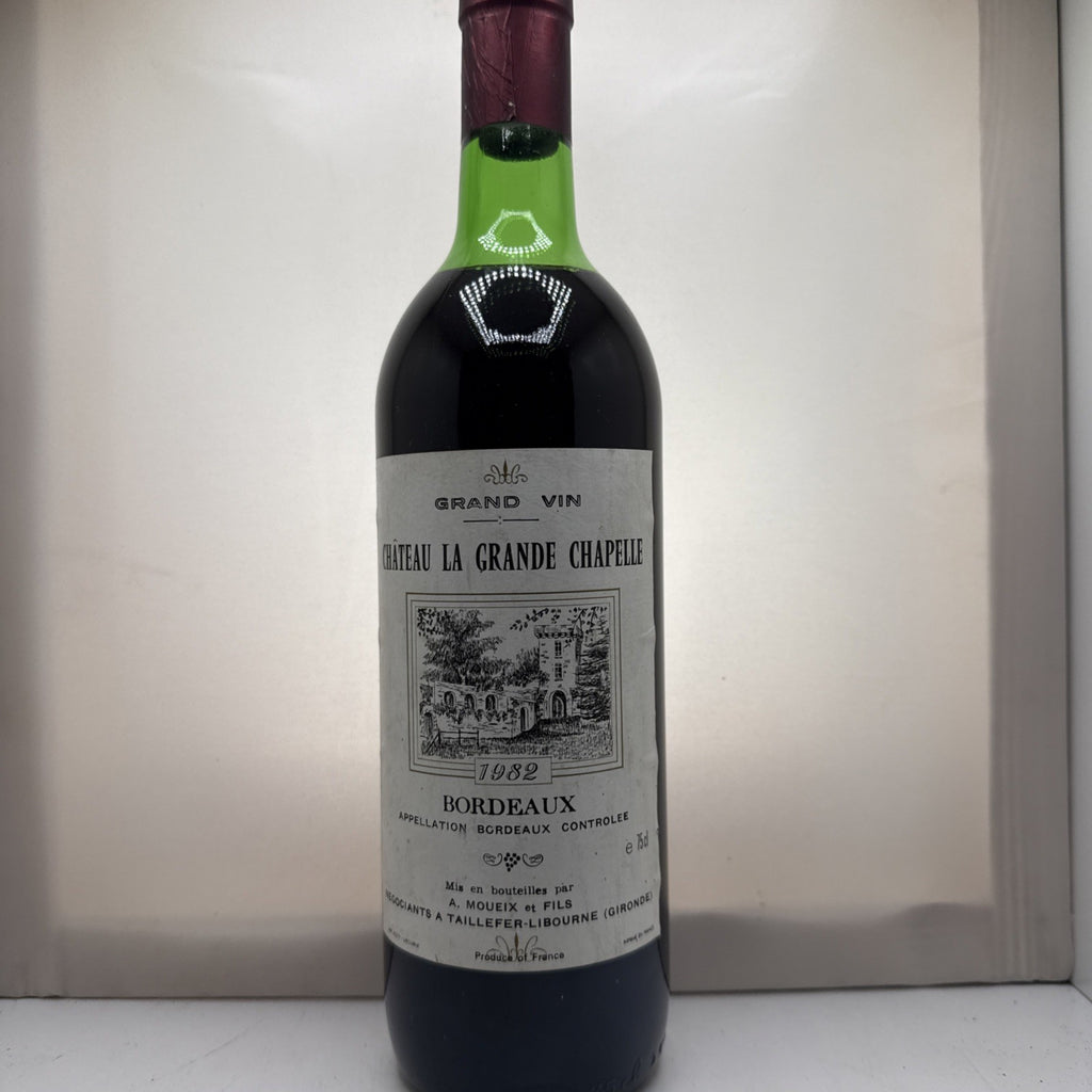Château La Grande Chapelle Bordeaux 1982 Vintage Red Wine 75cl