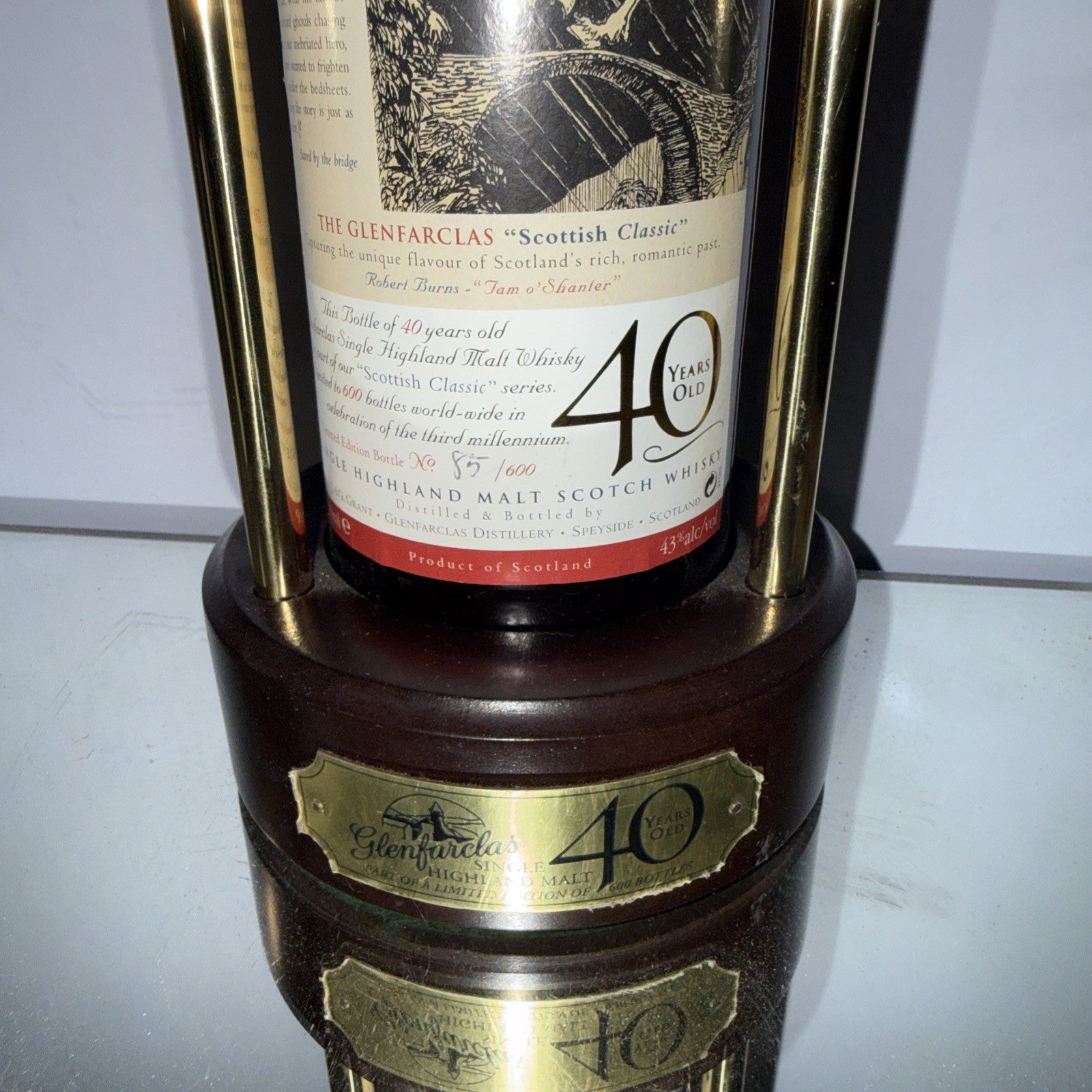 Glenfarclas 40 Year Old – “Scottish Classic” (Tam o’ Shanter) Limited 85 Of 600