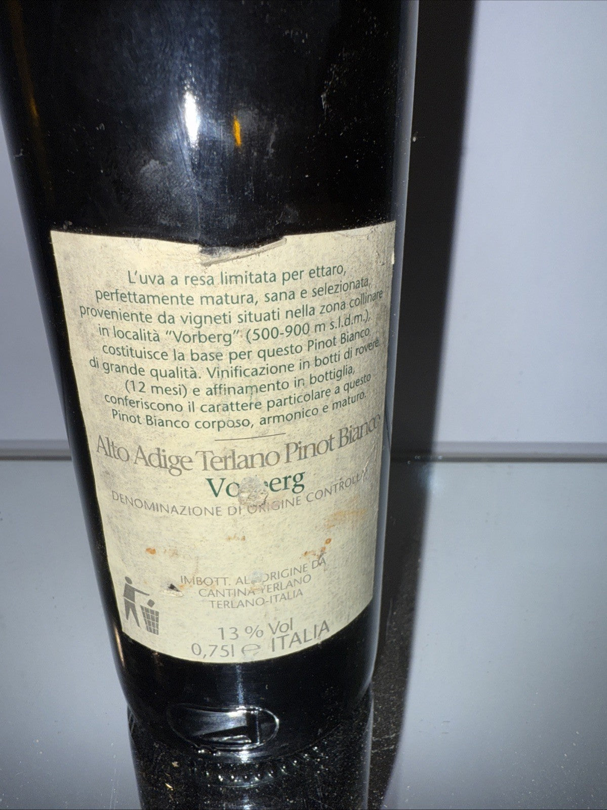 Pinot Bianco Vorberg 1999 White Italian