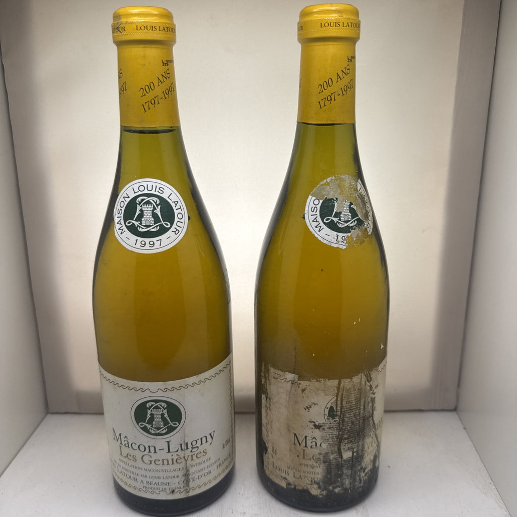 Louis Latour Mâcon‑Lugny Les Genièvres 1997 Poor Labels But Cellar Stored 1 Bot.