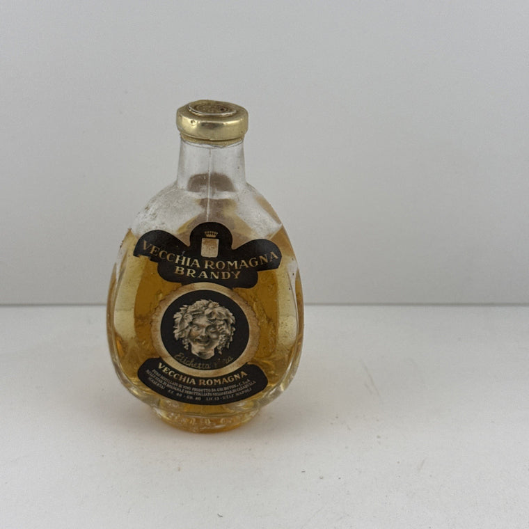 1970s Vecchia Romagna Italian brandy miniature, full