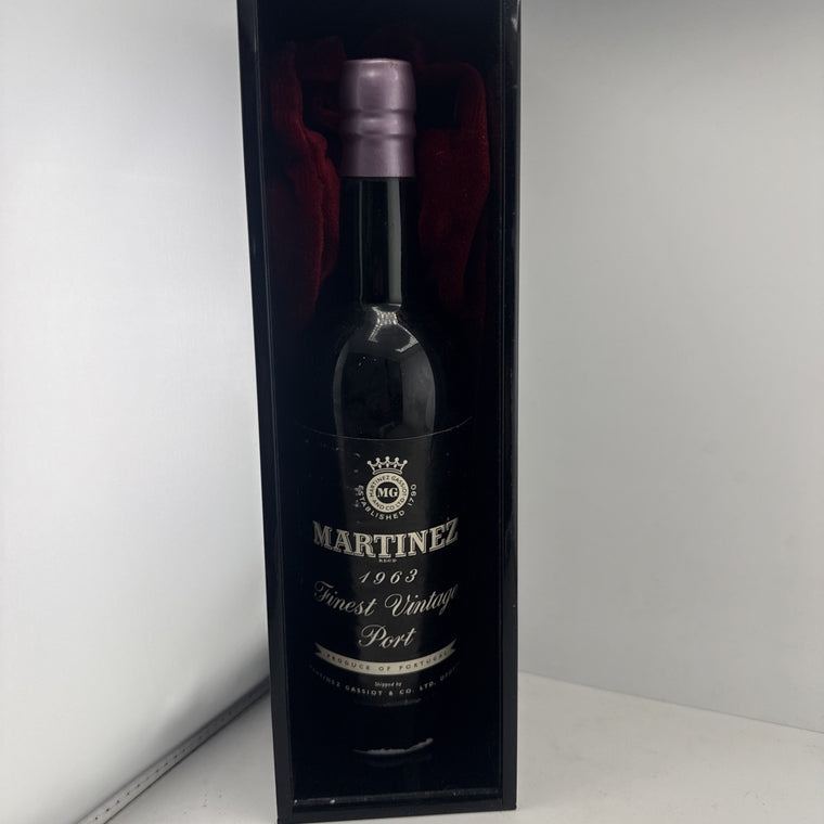 Martinez 1963 Vintage Port Finest Vintage in Presentation Case