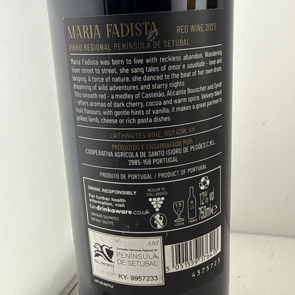 Maria Fadista Portuguese Wine 75cl Unopened