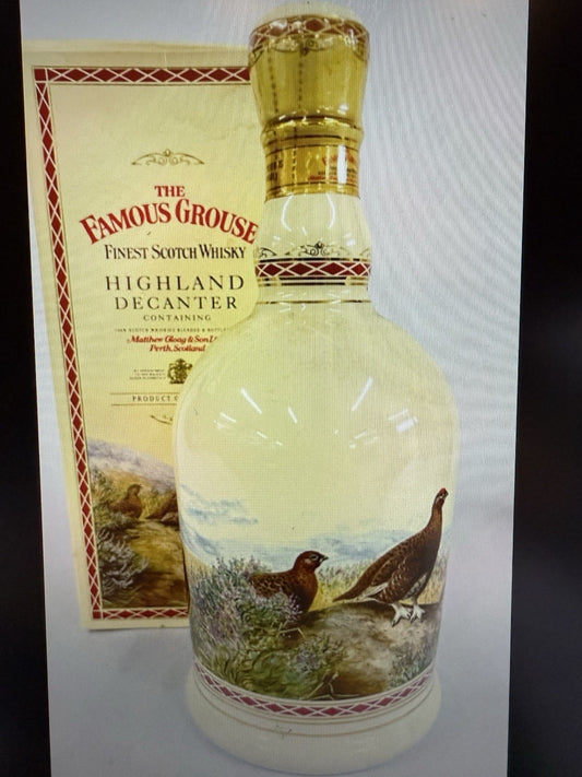 Famous Grouse Full Decanter In Original Box From 1996  One Of 500 Produced