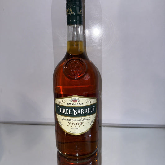 Three Barrels Brandy VSOP 100cl Abv 38%