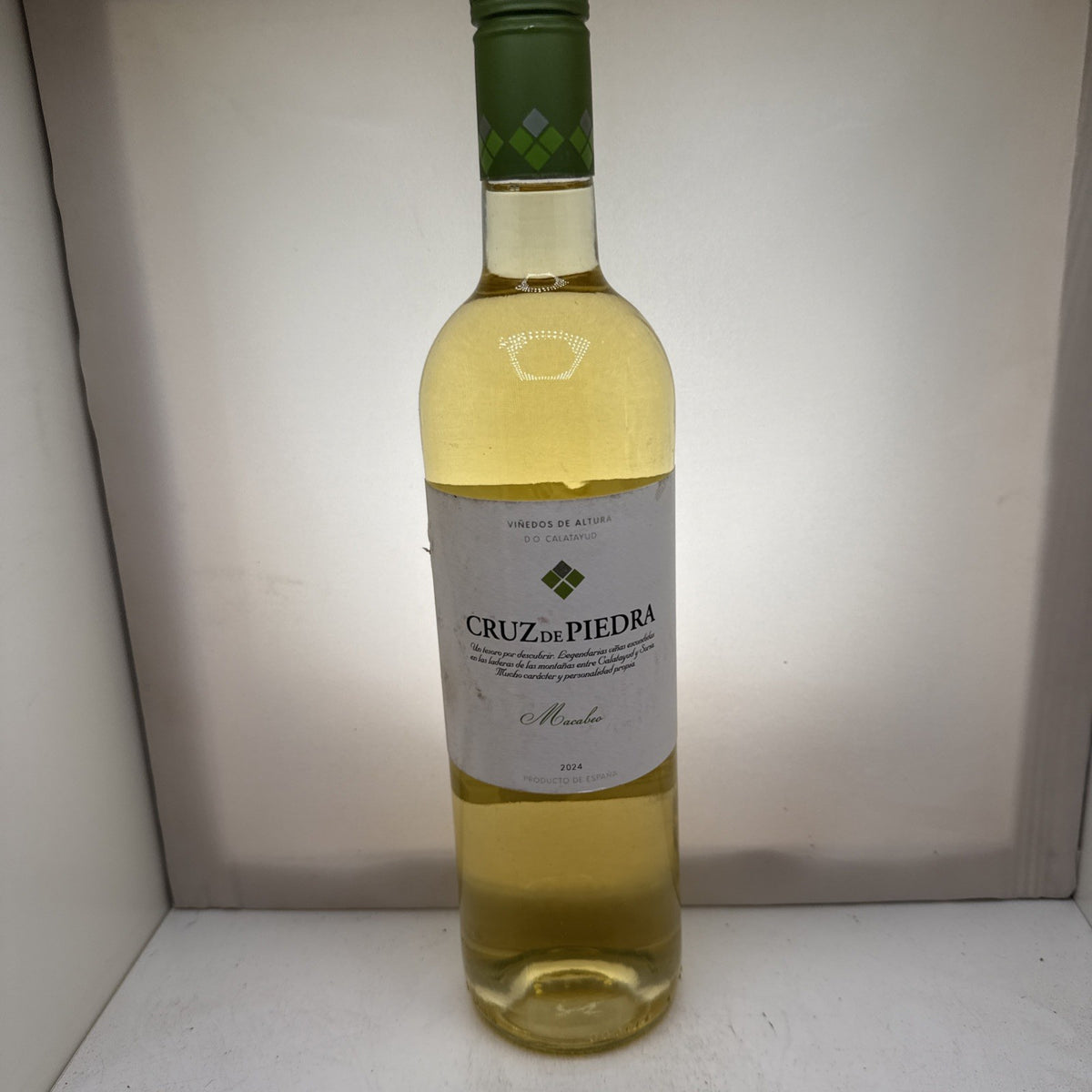 Cruz de Piedra Macabeo 2024 · Calatayud Spain · 75cl · Crisp Dry White