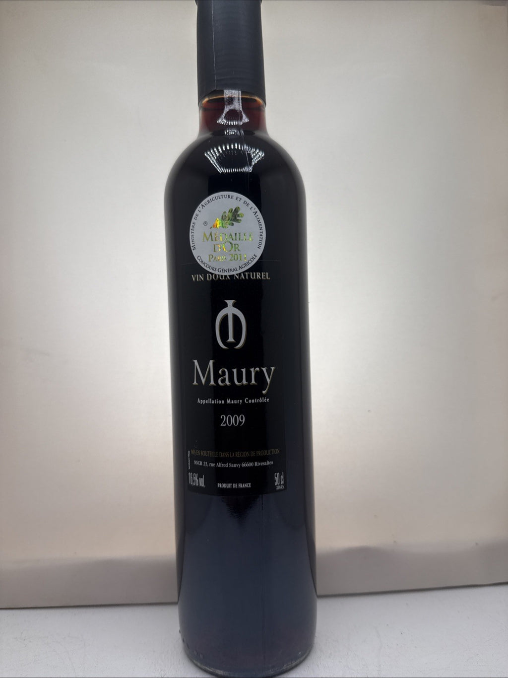 Maury Vin Doux Naturel 2009 17yo Fortified Sweet Red France 50cl