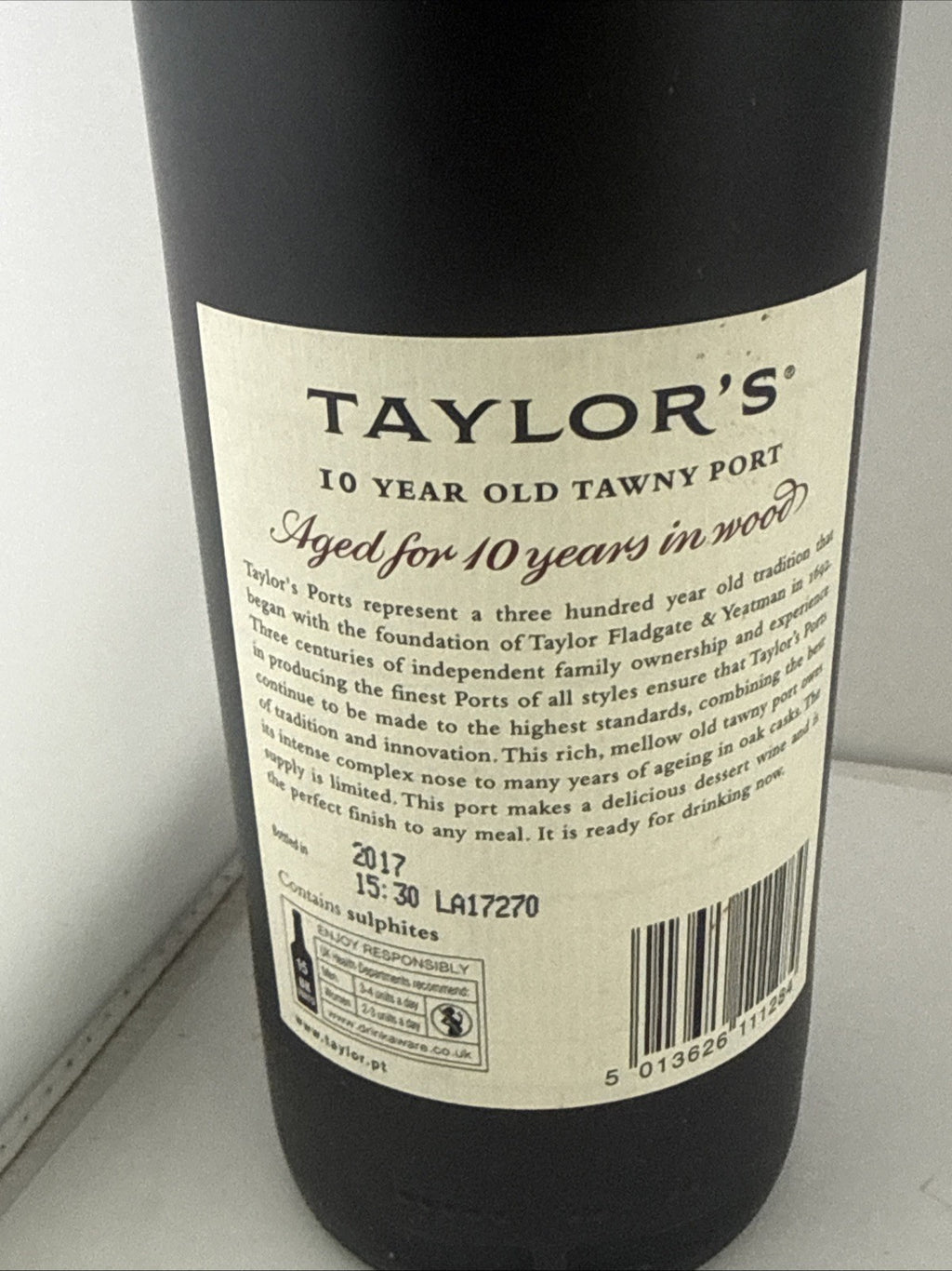 Taylor’s 10 Year Old Tawny Port 75cl Taylor Fladgate