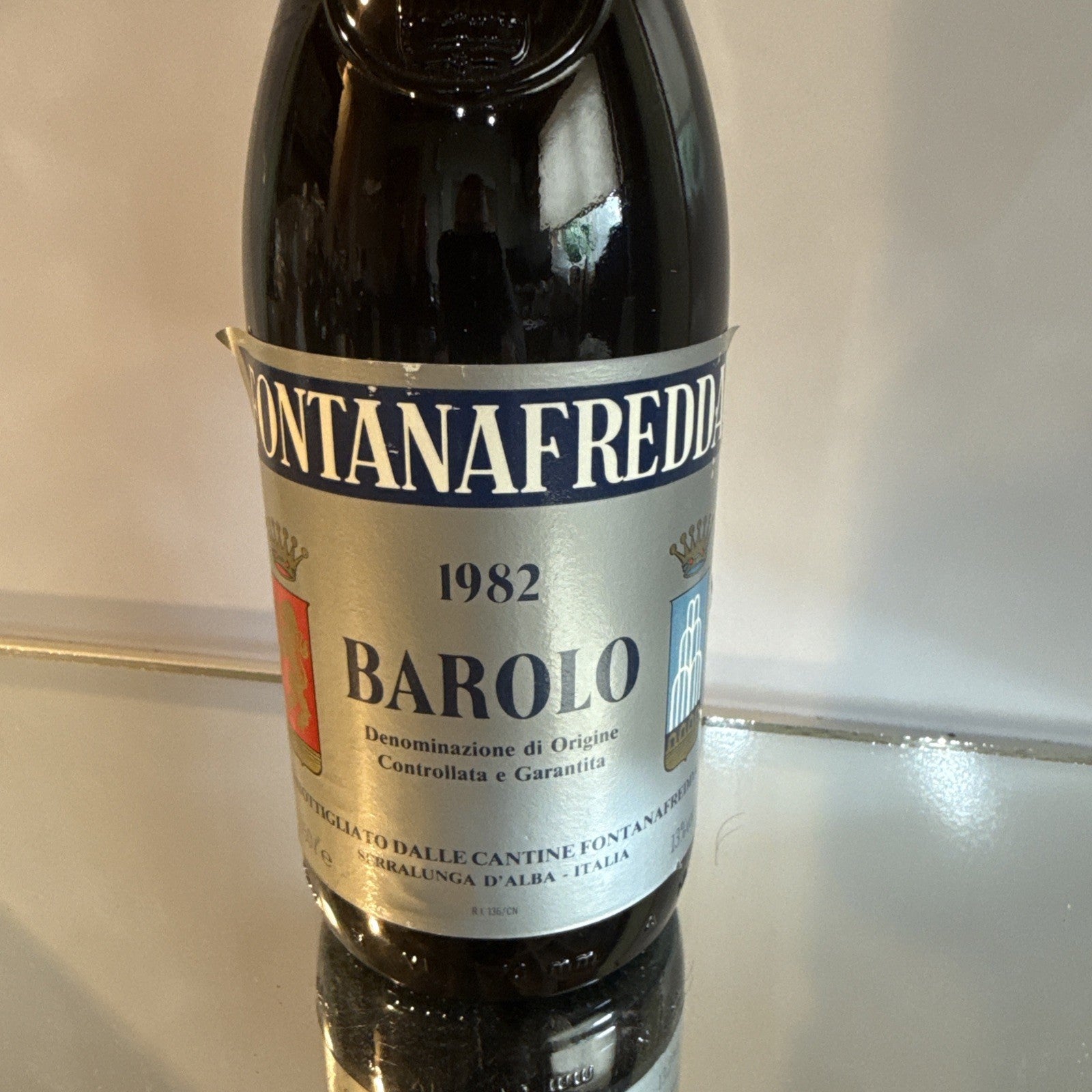 Fontanafredda Barolo 1982 unbelievable condition Vintage Rare
