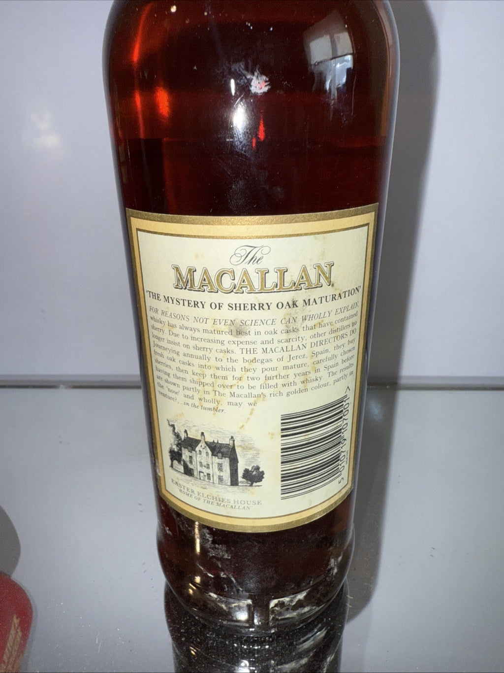 The Macallan 10 year  Single Highland Malt 700ml (estimate 1990)