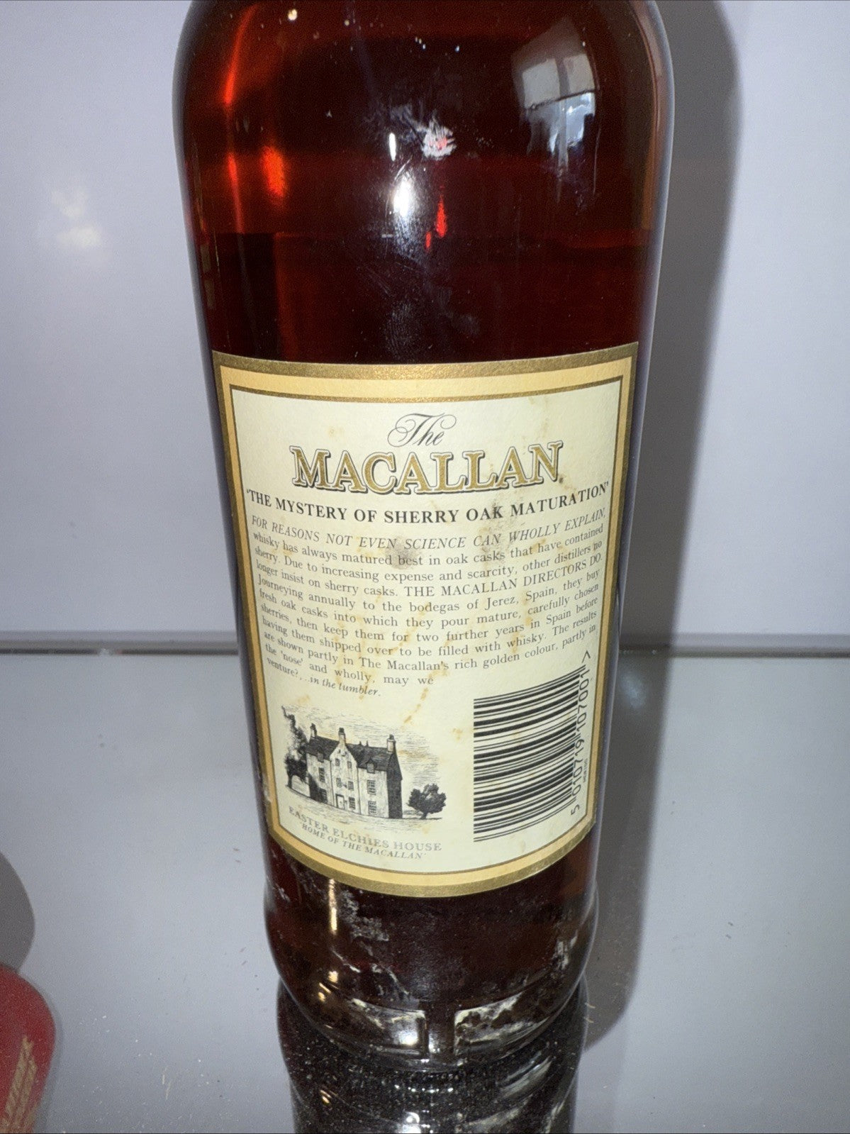 The Macallan 10 year  Single Highland Malt 700ml (estimate 1990)