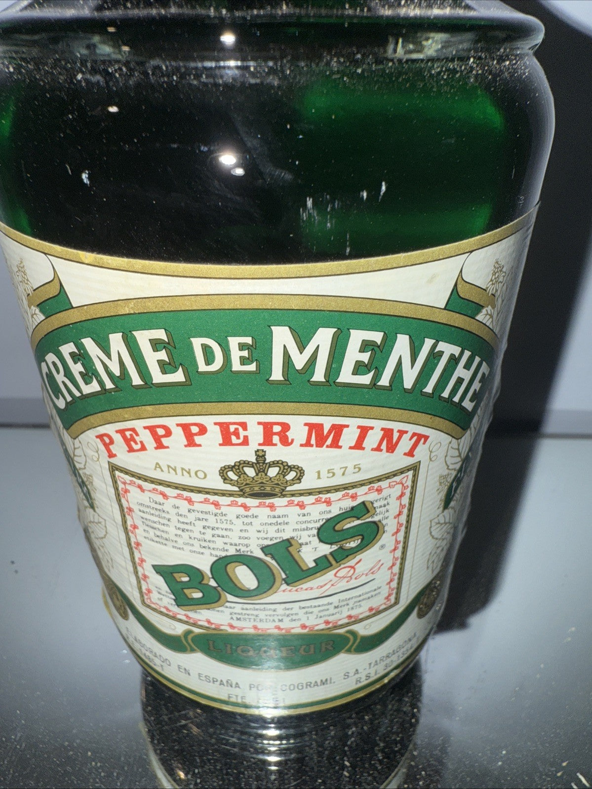 1980s Bols Crème De Menthe