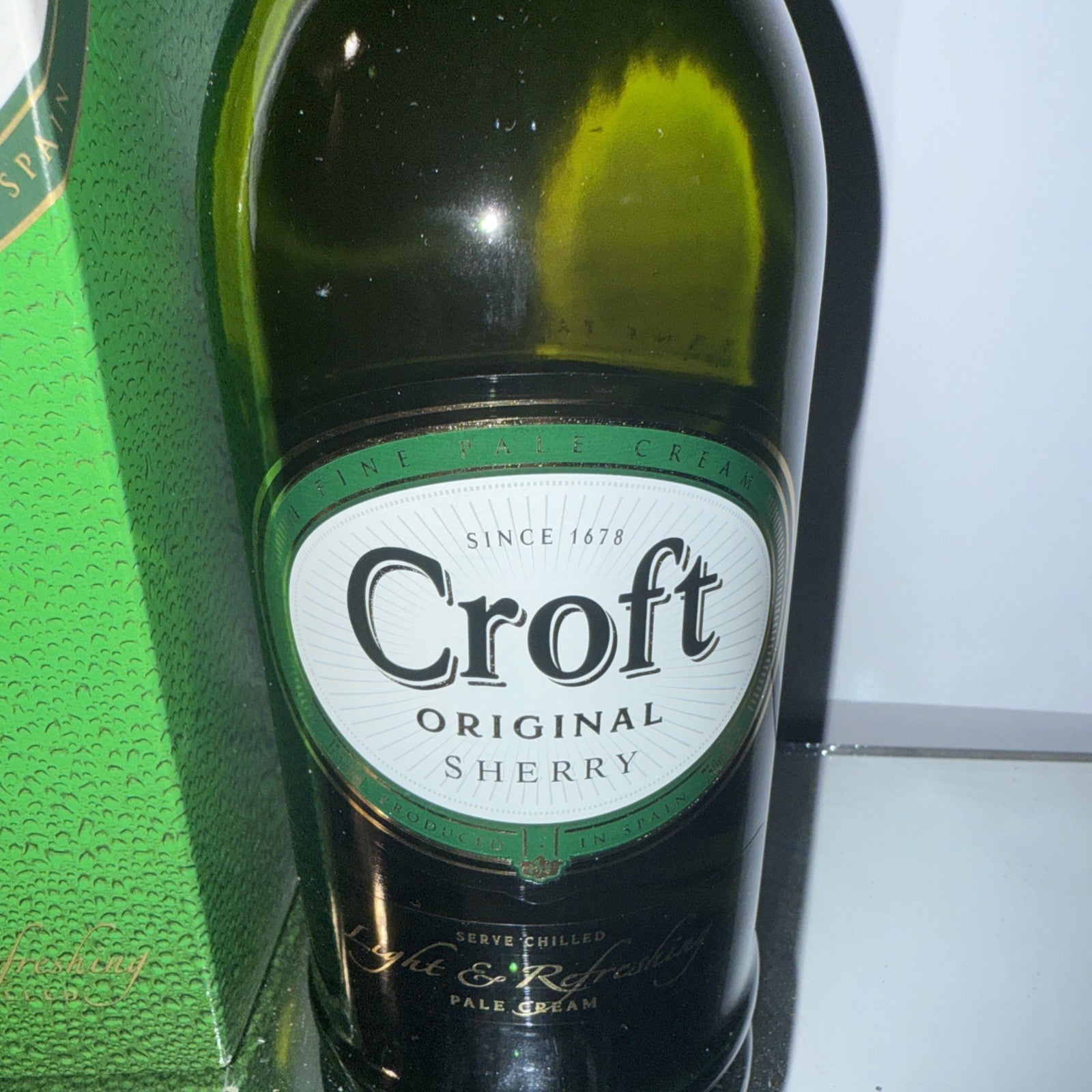 Croft Original Pale Cream Sherry (75cl at 17.5% ABV) Boxed