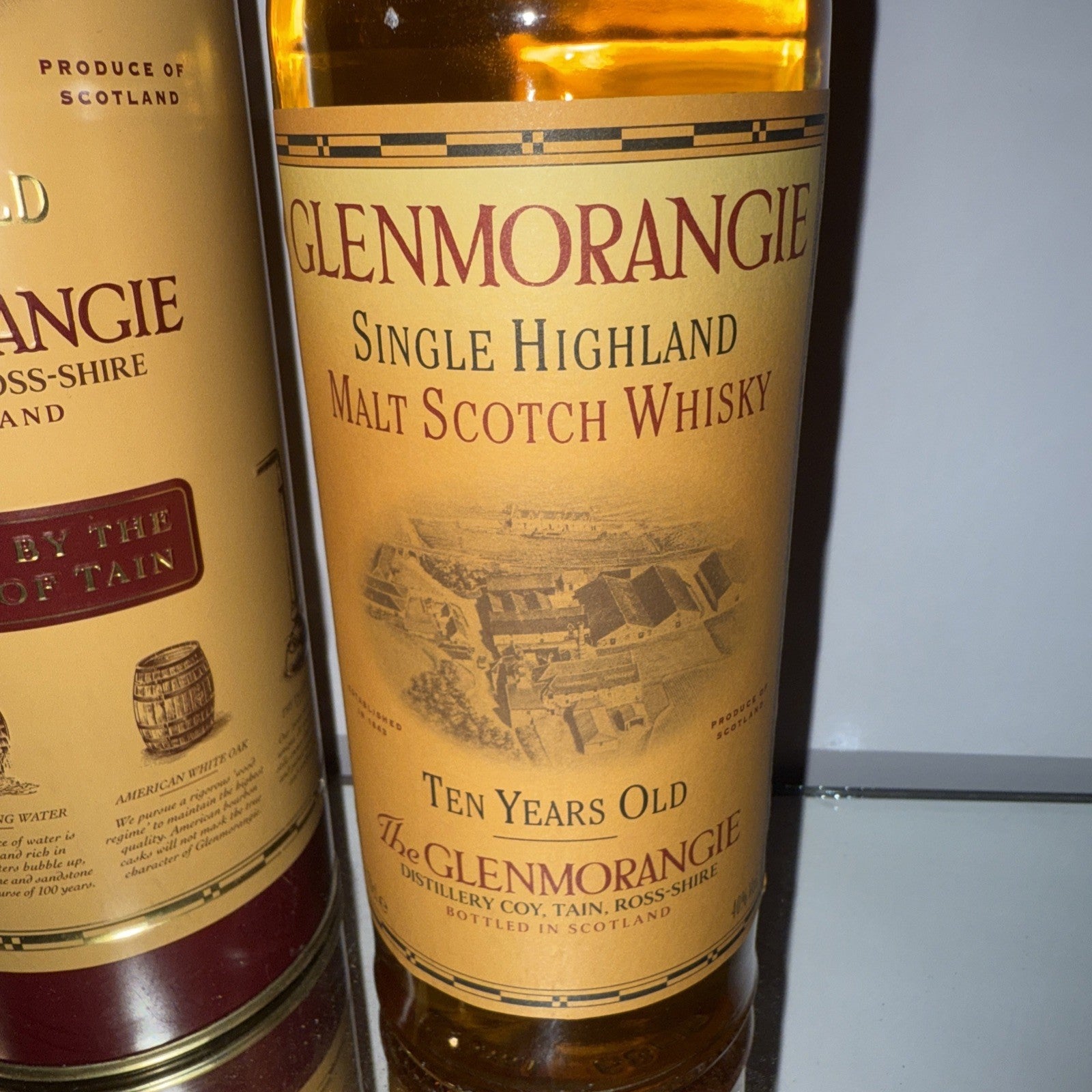 Glenmorangie 70 Cl Bottle of 10 year old single  malt Bottled 1983 Tin Boxed