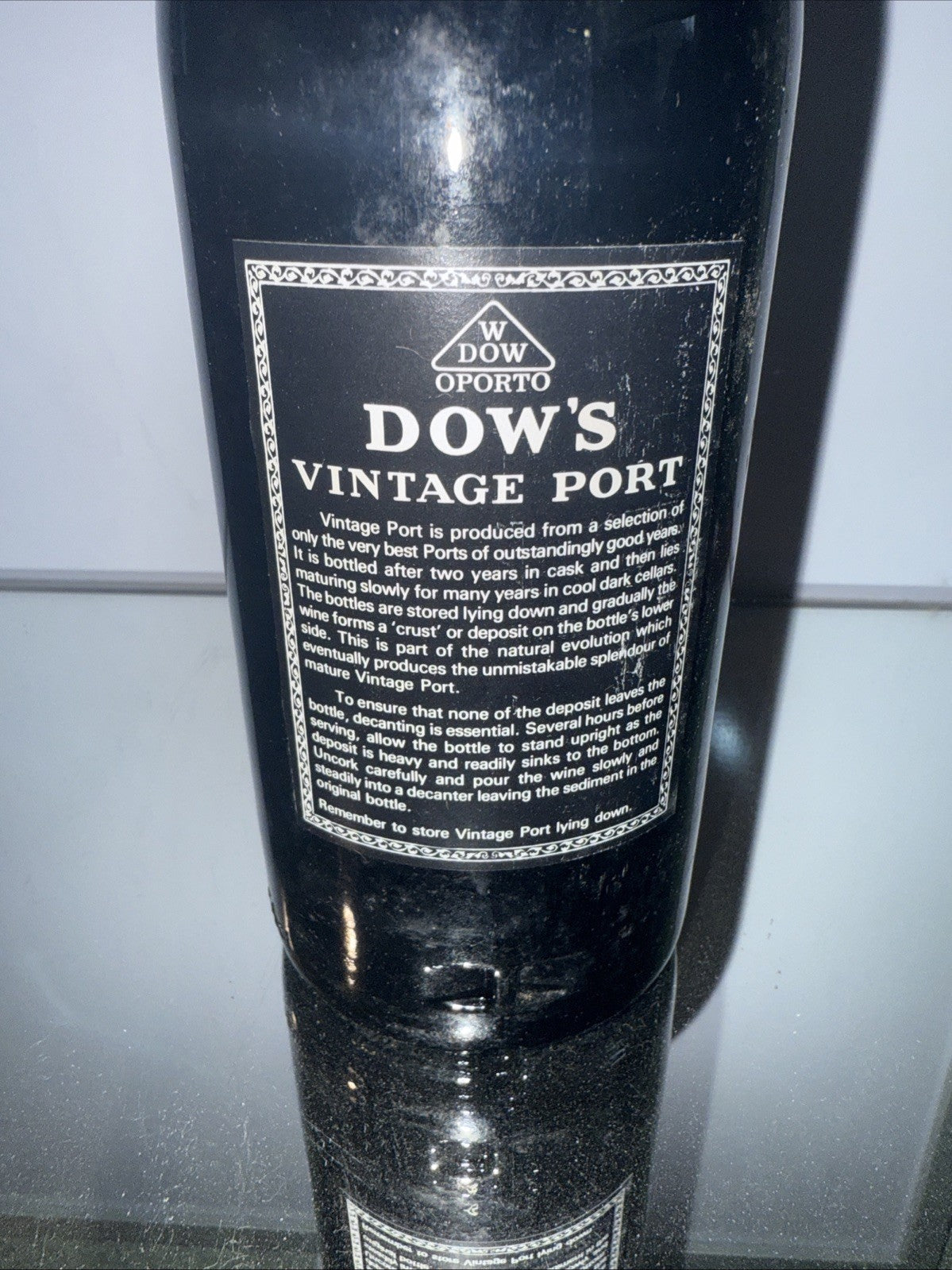 Dow's 1983 Vintage Port Mint Condition Stored In  Cellar From New
