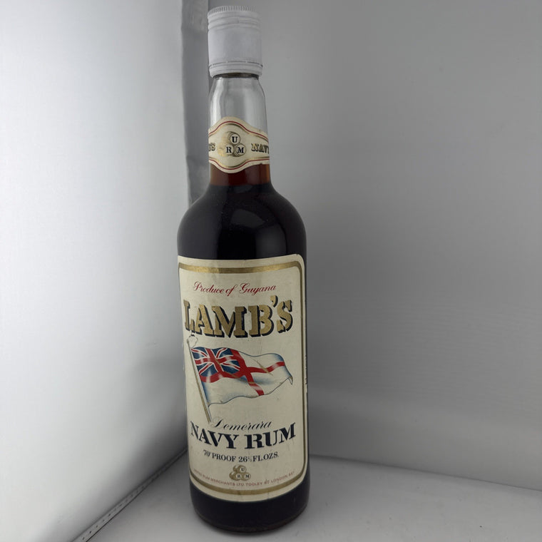 Lamb’s Demerara Navy Rum Vintage 70 Proof 26⅔ Fl Oz Guyana Bottling