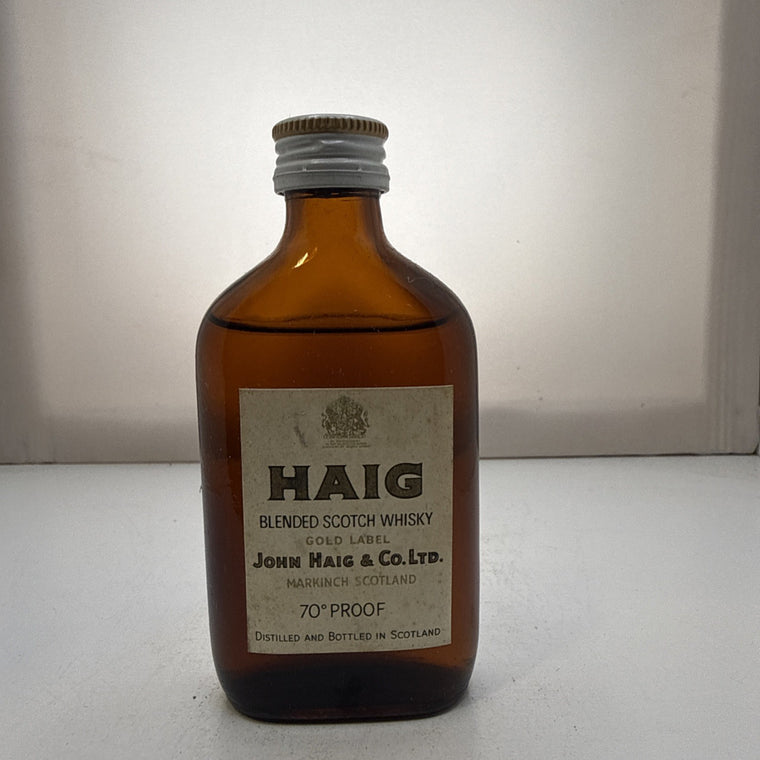 Haig Gold Label — 5cl Blended Scotch — 70 Proof — John Haig & Co
