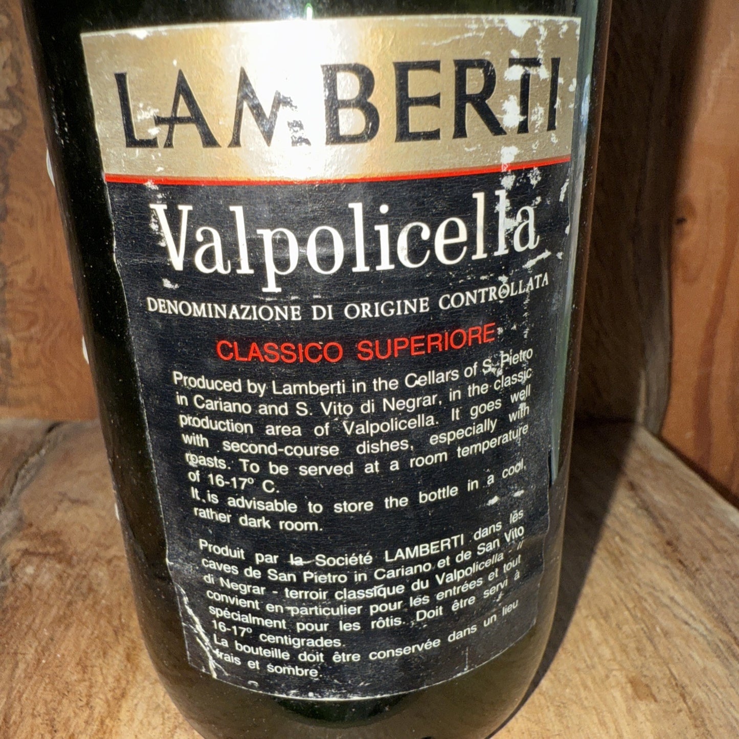 Lamberti valpolicella classico 1977