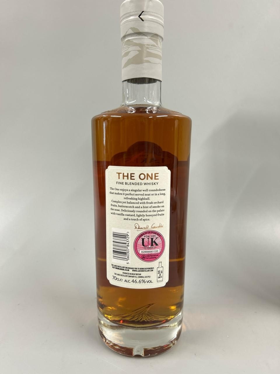 THE LAKES DISTILLERY - THE ONE FINE BLENDED SCOTCH WISKY / 70CL / 46.6%