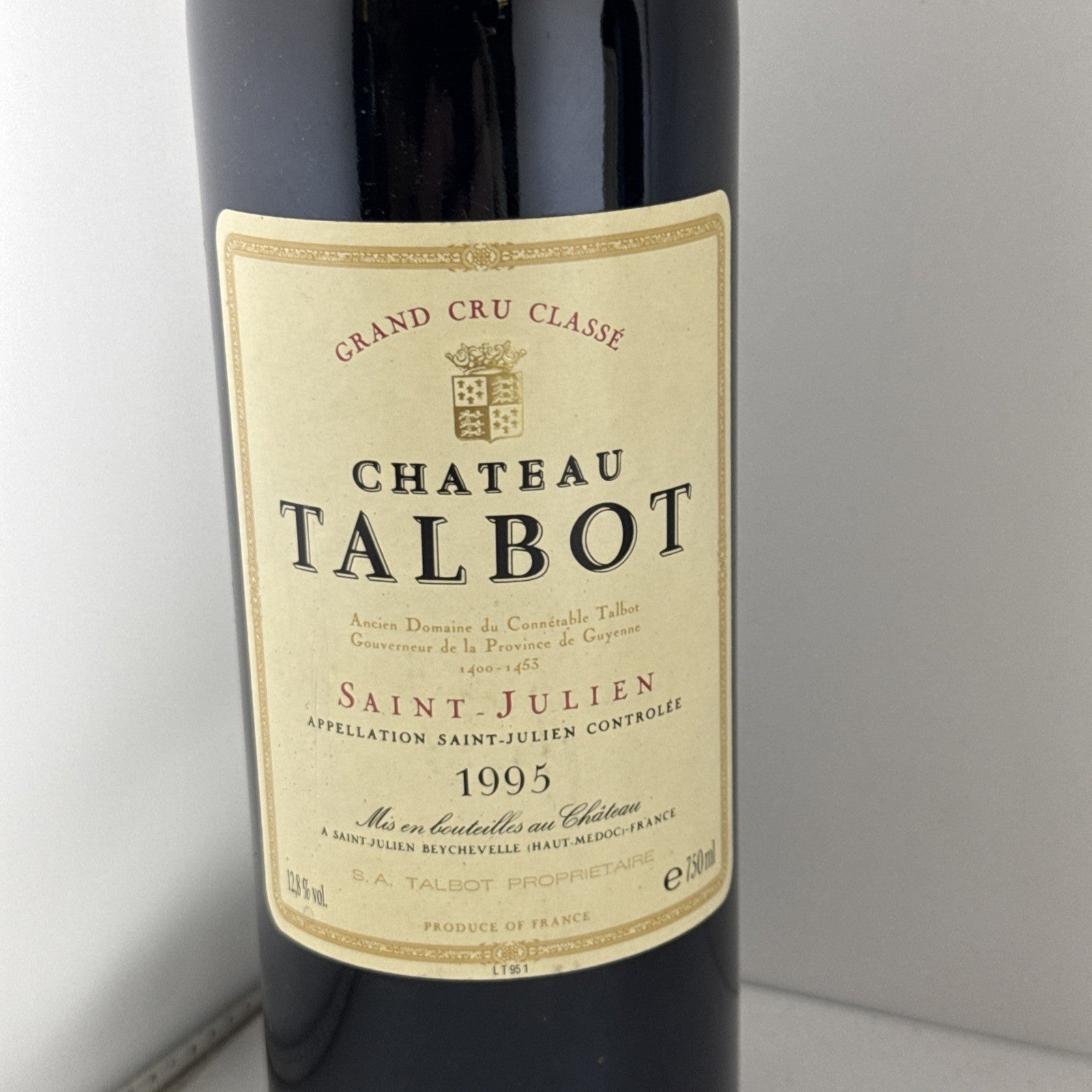 1995 Château Talbot Saint-Julien Grand Cru Classé Bordeaux 75cl