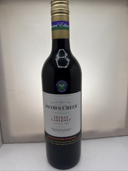 Jacobs Creek Shiraz Cabernet 2010 Wimbledon Edition 16yo Australian Red