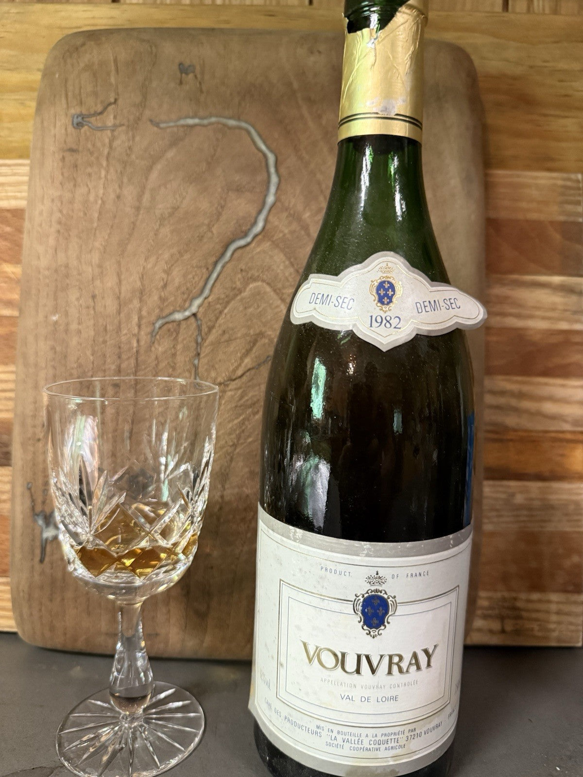 Vouvray 1982 Demi Sec "la Vallee Coquette"