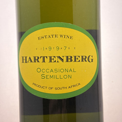 Hartenberg Occasional Semillon 1997 — South Africa — Rare Vintage White — 75cl