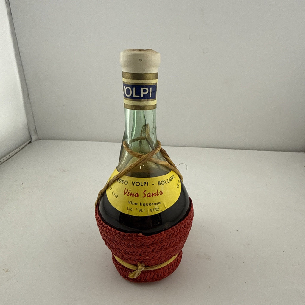 Vintage Italian Vino Chinato Pipe Decanter Miniature Amedeo Volta 120ml