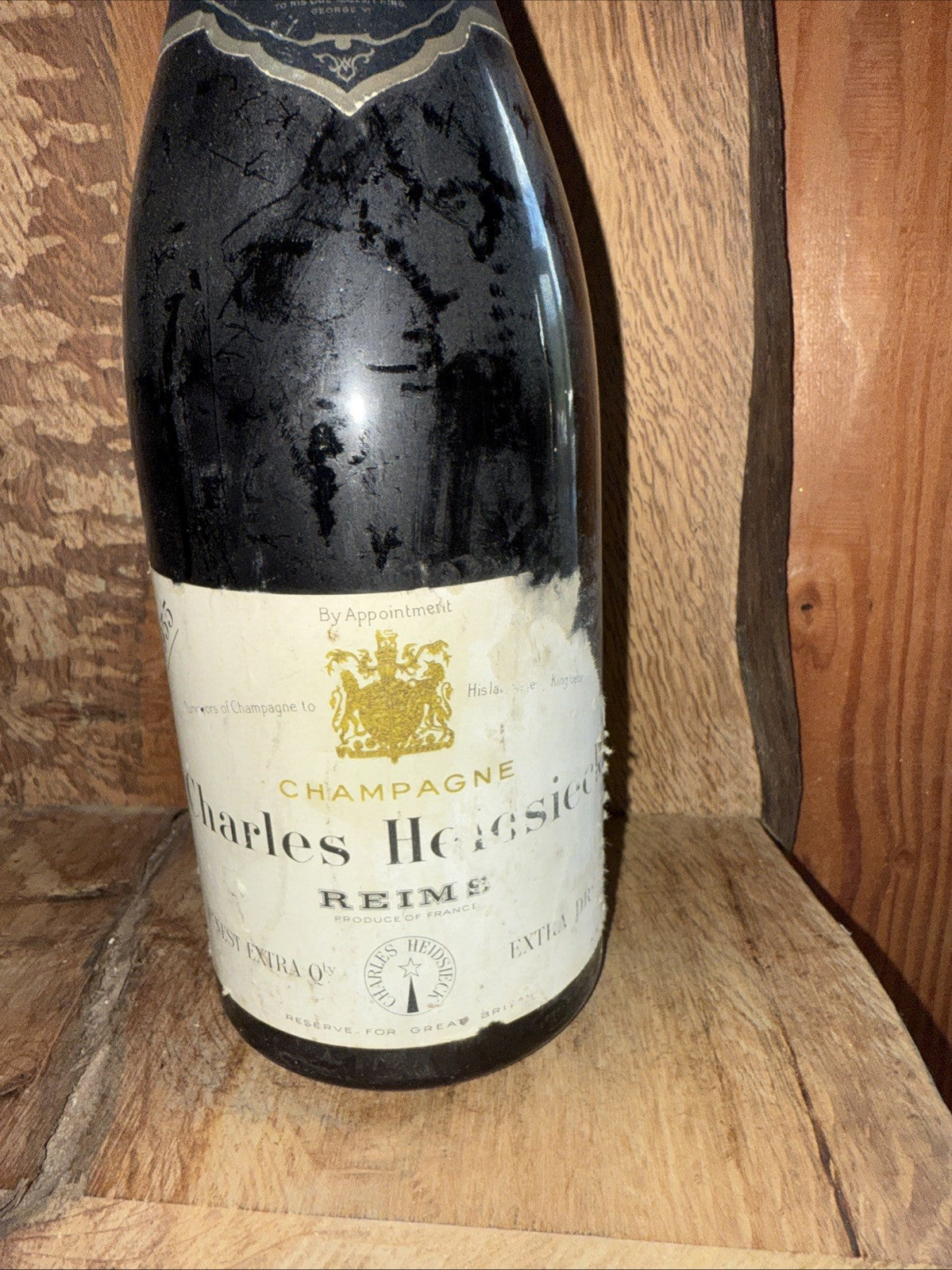 Vintage Charles Heidsieck Champagne  1955