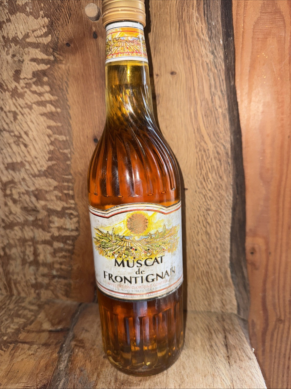 Muscat de frontignan Sweet desert wine Vintage