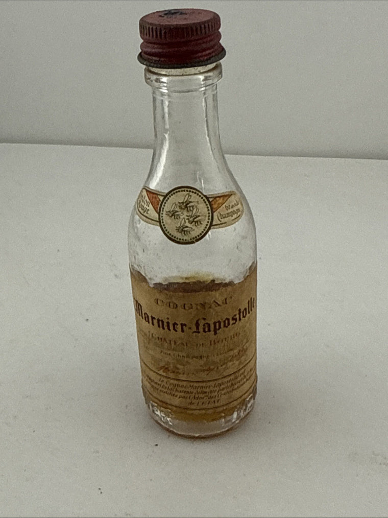 Vintage Garnier-Lapostolle Cognac Miniature Bottle 1960s/70s Low Fill